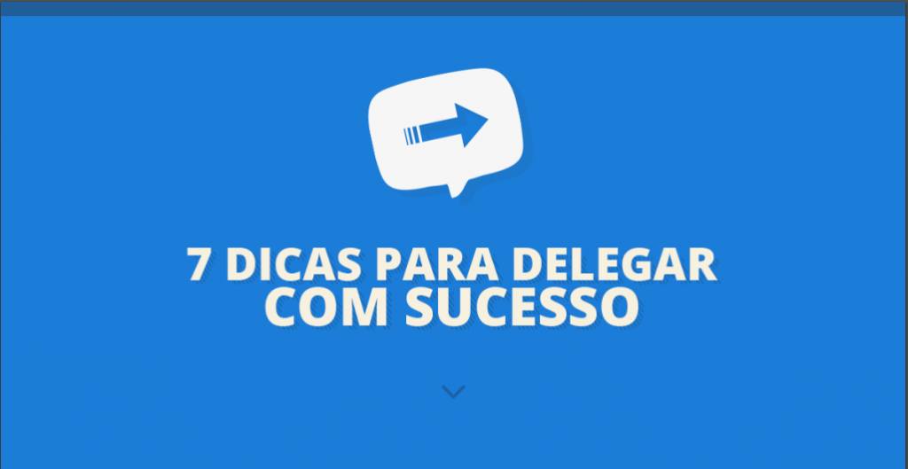 ilustração informativa escrito dicas para delegar com sucesso