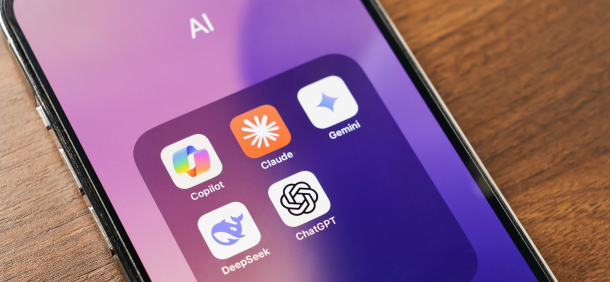 aplicativos de inteligencia artificial aberto em celular